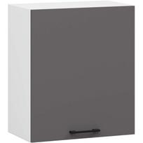 olivia spinteles - Akord Pakabinama virtuvės spintelė Oliwia W50, balta/pilka (White/Grey) - 2 nuotrauka