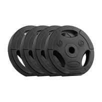 0.5 kg svoris - Svorio diskų rinkinys REBEL ACTIVE, 4x5 kg, skylė 31mm, plokštė su rankenomis - 1 nuotrauka
