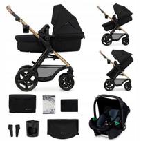 kinderkraft vezimelis - Universalus vežimėlis Kinderkraft Moov 2 3in1 Juodas (Black) - 1 nuotrauka