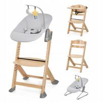 kinderkraft enock - Maitinimo kėdutė Kinderkraft Enock, calmee grey (Pilka) - 2 nuotrauka