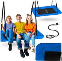gandro lizdas - Neo-Sport Swingo stačiakampės gandro lizdo sūpynės 110 cm x 70 cm - 1 nuotrauka