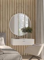 Veidrodis Eltap Grace On String, kabinamas, 80 cm x 80 cm, balta (White)