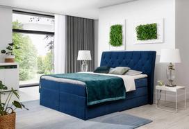 Continental Lova Mirabel Mat Velvet 140x200 cm, tamsiai mėlyna (Dark Blue)