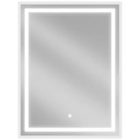 skaidrus kilimelis - Veidrodis Mexen Miko, su apšvietimu, kabinamas, 60 cm x 80 cm, baltas (White) - 3 nuotrauka