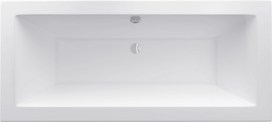 vonios 190 90 - Vonia Mexen Cube, 190x90 cm, balta (White) - 2 nuotrauka