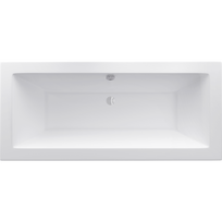 vonios 190 90 - Vonia Mexen Cube, 190x90 cm, balta (White) - 4 nuotrauka
