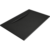 duso padeklas 150 x 90 - Dušo padėklas Mexen Egon SMC, 150 cm x 90 cm, Juodas (Black) - 3 nuotrauka