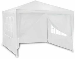 3x3 pavesine lauko - MultiGarden Sodo pavėsinė su nuimamomis sienelėmis, balta (White), 3x3 m - 2 nuotrauka