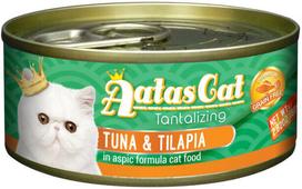 zuvies konserva - Šlapias kačių maistas Aatas Cat Tantalizing Tuna & Tilapia, žuvis/tunas, 0.08 kg - 4 nuotrauka