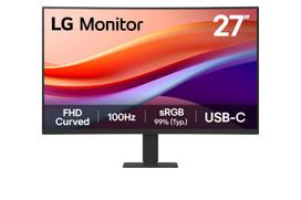 monitor 27 curved - LG 27U421A-B - 2 nuotrauka