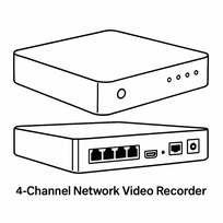 nvr hikvision - Hikvision Value Series DS-7104NI-Q1/M(D) NVR 4 Kanalai Juodas (Black) - 5 nuotrauka