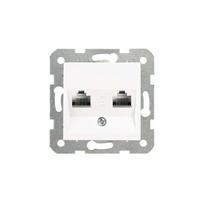 rozetes - Kištukinis lizdas Karre 90963634, 2-vietinis RJ45 CAT5e, baltas (White) - 3 nuotrauka