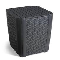 keter stalas - Lauko stalas Keter Luzon Flat Wicker, grafitas (Graphite) - 1 nuotrauka