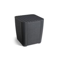 keter stalas - Lauko stalas Keter Luzon Flat Wicker, grafitas (Graphite) - 2 nuotrauka