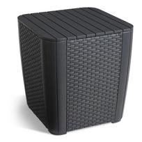 keter stalas - Lauko stalas Keter Luzon Flat Wicker, grafitas (Graphite) - 4 nuotrauka