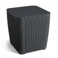 keter stalas - Lauko stalas Keter Luzon Flat Wicker, grafitas (Graphite) - 5 nuotrauka