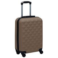 lagaminas su ratukais - vidaXL Lagaminas su ratukais, rudas (Brown) - 2 nuotrauka