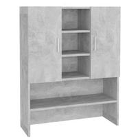skalbimo masinos spintele - vidaXL Skalbimo mašinos spintelė, betono pilka (Concrete Grey) - 2 nuotrauka