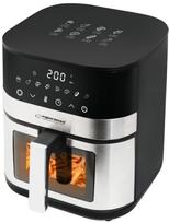 gruzdintuve oro - Esperanza Pesce Alla Griglia EKA003, sidabro/juoda, 1400 W, 5 l - 1 nuotrauka