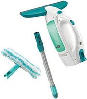 elektrinis langu valytuvas leifheit - Leifheit Vacuum Window Cleaner Dry&Clean With Window Washer And Handle 43cm - 1 nuotrauka