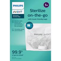 laikiklis maiseliams - Philips Avent SCF297/05 sterilizavimo maišeliai mikrobangų krosnelei, 5 vnt. - 5 nuotrauka