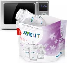 laikiklis maiseliams - Philips Avent SCF297/05 sterilizavimo maišeliai mikrobangų krosnelei, 5 vnt. - 6 nuotrauka