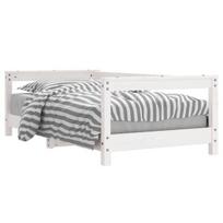 vaikiska lovos remas - vidaXL Vaikiškos lovos rėmas, 70x140 cm, balta (White) - 2 nuotrauka