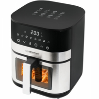 gruzdintuve oro - Esperanza Pesce Alla Griglia EKA003, sidabro/juoda, 1400 W, 5 l - 3 nuotrauka