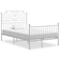 lovos remas, 120x200 cm - vidaXL Lovos rėmas, 120x200 cm, baltas (White) - 2 nuotrauka