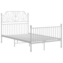 lovos remas, 120x200 cm - vidaXL Lovos rėmas, 120x200 cm, baltas (White) - 3 nuotrauka