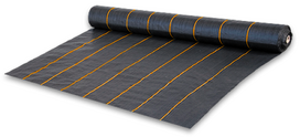 Agrotekstilė nuo piktžolių Bradas, juoda, 100 m x 1.6 m, 90 g/m²