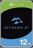 kietasis diskas 2tb 3.5 - Seagate SkyHawk AI 12TB 3.5" HDD - 4 nuotrauka
