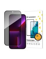 anti spy iphone 15 pro - Wozinsky "Privacy Glass" Apsauginis stiklas Apple iPhone 15 Pro Max - Juodas (Black) - 4 nuotrauka