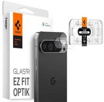 google pixel stiklas - Spigen Optik.Tr "EZ FIT" kameros apsauga 2 vnt. Google Pixel 9 Pro Crystal Clear - 1 nuotrauka