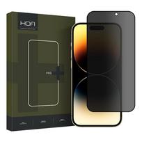 juoda plevele - LCD apsauginis stikliukas Hofi Anti Spy Glass Pro+ Apple iPhone 15 Privatumas (Privacy) - 1 nuotrauka