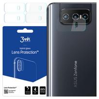 zenfone 8 asus - 3mk "Hybrid Glass" Apsauginis stiklas ASUS Zenfone 8 Flip 5G objektyvui - 4 vnt. - 4 nuotrauka