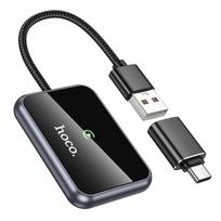 Hoco HU1 Belaidis CarPlay adapteris Juodas (Black)