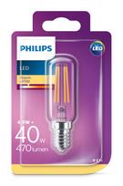 gartraukio lempute - Philips LED Lempa E14 T25 4,5W 2700K Skaidri - 4 nuotrauka