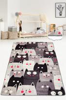 Kilimas Conceptum Hypnose Cats Djt, įvairių spalvų, 290 cm x 200 cm