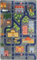 Kilimas Conceptum Hypnose Small Town 876CHL1151, pilkas/įvairių spalvų, 290 cm x 200 cm