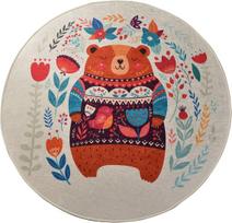 Kilimas Conceptum Hypnose Sweet Bear 876CHL1174, įvairių spalvų, 200 cm x 200 cm