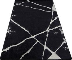 Kilimas Conceptum Hypnose Broken 882CHL3657, baltas/juodas, 180 cm x 120 cm