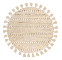 Kilimas Me Gusta Bohist 325 RDNO8-160-160, smėlio, 160 cm x 160 cm
