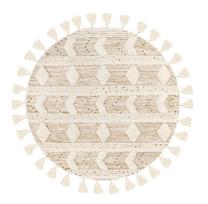 Kilimas Me Gusta Bohist 425 RGM69-160-160, kreminė/samanų, 160 cm x 160 cm