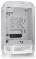 white glass - Kompiuterio korpusas Thermaltake The Tower 300, balta - 1 nuotrauka