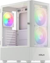 baltas korpusas - Kompiuterio korpusas Krux Vako, balta - 1 nuotrauka