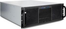 4u korpusas - Kompiuterio korpusas Inter-Tech 4U-40255 ATX, juoda - 1 nuotrauka