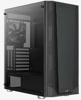 pc case atx mid tower case - Kompiuterio korpusas AeroCool Prism G-BK-V1, juoda - 1 nuotrauka
