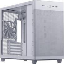 Kompiuterio korpusas Asus Prime AP201, skaidri/balta