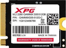 nvme ssd 512gb - ADATA XPG GAMMIX S55 512GB M.2 PCIe 4.0 NVMe SSD - 4 nuotrauka